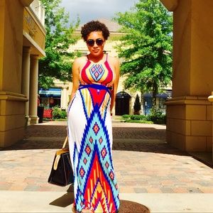 Tribal Maxi Dress